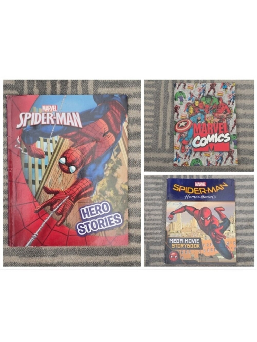 Marvel Spiderman 2 Books & 1 Notebook SET